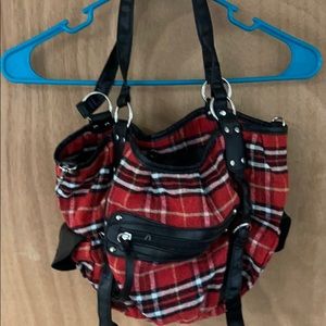 Vintage BONGO red plaid bag